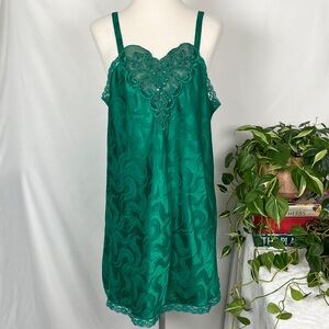 Vintage Beaded Lace Slip Dress